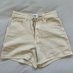 Princess Polly tan shorts